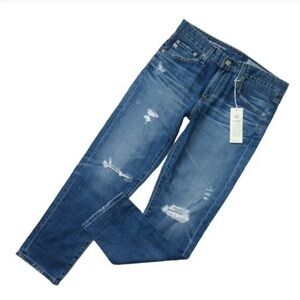 AG Adriano Goldschmied Blue Boyfriend Jeans
